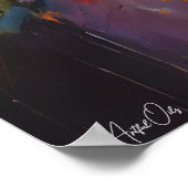 ポスター | Macaw |油彩画スタイル (角)