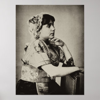 ポスター： Moorish Woman, Tangier, Morocco, 1898 ポスター