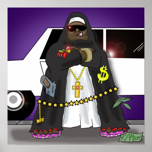 ポスター「Motha-Soo-Peer-i-Yah - By Kev Moore ポスター (正面)