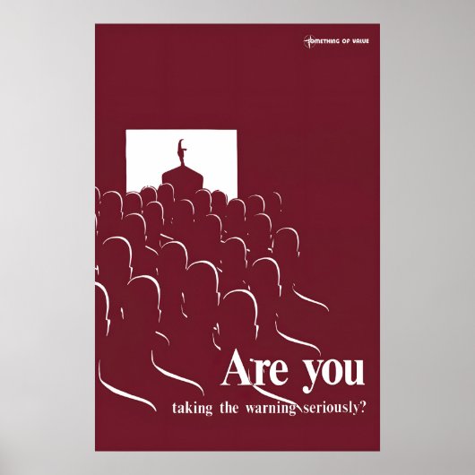 ポスター NATO 警告を真剣に受け止めていますか (正面)