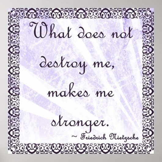 ポスター – Nietzsche (正面)