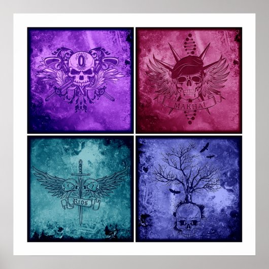 ポスター: O'Kanes, Riders, Rios & Makhaiのロゴ ポスター (正面)