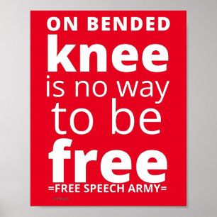 ポスター「ON BENDED KNEE...」 ポスター