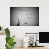 ポスター – Oquirrh Mountain Utah LDS Temple 3 (ホームオフィス)