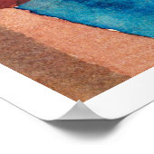 ポスター： PAUL KLEE ：無題： 1914 ポスター (角)