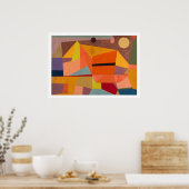ポスター： PAUL KLEE : JOYFUL MOUNTAIN LANDSCAPE ポスター (キッチン)