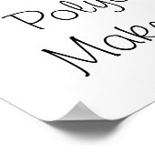 ポスター – Polydactyl Paw Print (角)