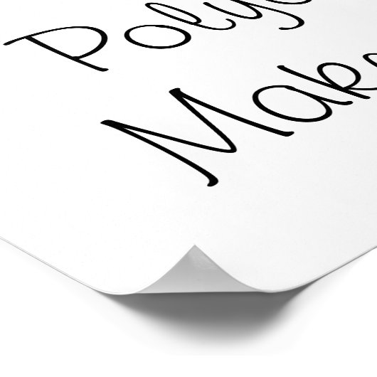 ポスター – Polydactyl Paw Print (角)