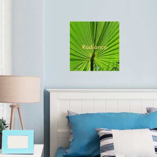 ポスター – Radiant Palm Fond (インサイチュ (寝室))
