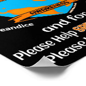 ポスター…RSD/CRPS – 世界をオレンジ色にする ポスター (角)