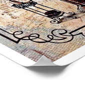 ポスター「SALLE DE BAIN」 ポスター (角)