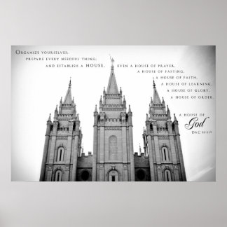 ポスター – Salt Lake City Utah LDS Temple 2