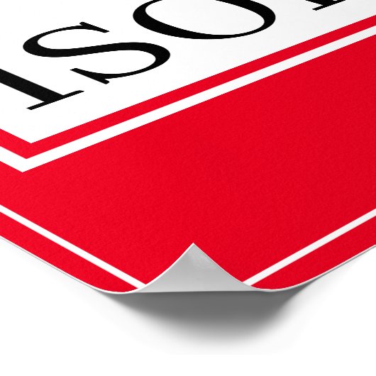 ポスター – SELF ISOLATING (角)