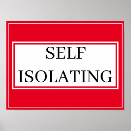 ポスター – SELF ISOLATING