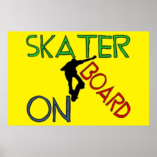 ポスター – Skater On Board (正面)