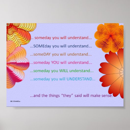 ポスター.SOMEDAY2.5 ポスター (正面)