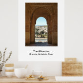 ポスター – The Alhambra Granada, Andalusia，スペイン (キッチン)