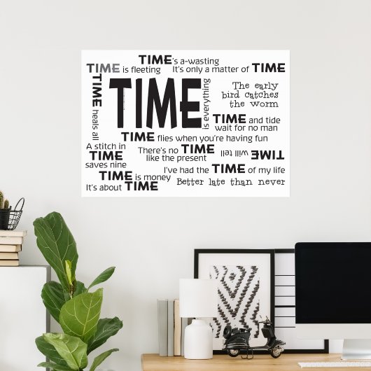 ポスター – Time Proverbs (ホームオフィス)