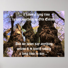 ポスター – Trees of Wisdom with Ent引用文