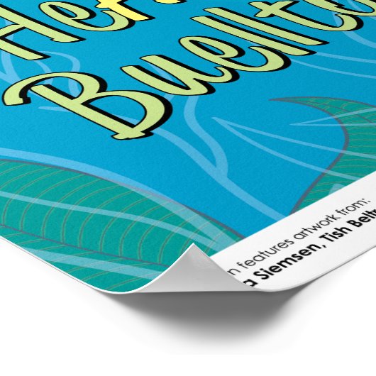 ポスター – Turtle Swim - Buellton.Art (角)