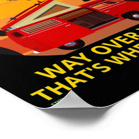 ポスター「VANLIFE...」 ポスター (角)