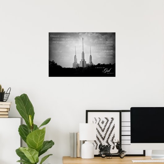 ポスター – Washington DC LDS Temple 3 (ホームオフィス)