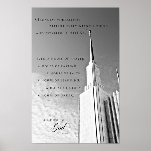 ポスター – Washington DC LDS Temple 4 (正面)