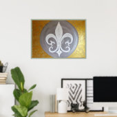 ポスター"Weisse Lilie" ポスター (ホームオフィス)