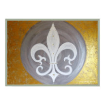 ポスター"Weisse Lilie"