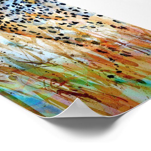 ポスター – Wild Cheetah (角)