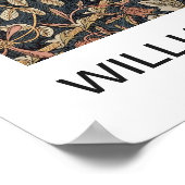 ポスター – William Morrisフローラアールヌーボー (角)