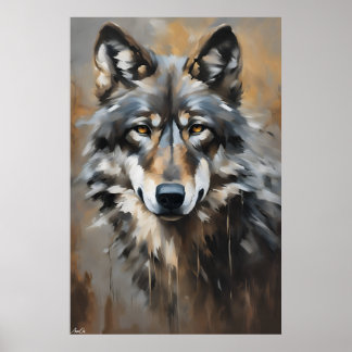 ポスター | Wolf |油Artstyle