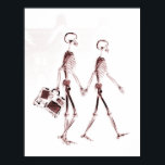 ポスター – X線スケルトンカップル旅行赤<br><div class="desc">赤のX線スケルトンカップル旅行旅行フリークショー、ゴシックの女性、紳士、スクリームクイーン、ロッカー、パンクまたはエモの子供のための狂った贈り物。このX線ビジョン骨格コレクションのデザインは、X線ビジョンスタイルの人間の骨格カップルがスーツケースを牽引して散歩し、地下世界の様子を見る準備ができてい疑問に思る、と思う。衣類、額縁プリント、キャンバスのプリント、はがき、グリーティングカード、パーティーの好意、アクセサリーやギフトのアイテムで利用可能。私たちのカップル旅行X線スケルトンデザインは違う、多くの色のデザインバリエーションで利用できお気に入りのて、あなたのX線スタイルアートのギフトの虹を選択したり混ぜ合わせたりす風変わりる。</div>