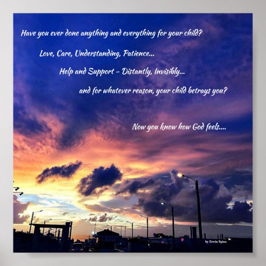 ポスター – You, Your Child and God (正面)