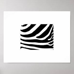 ポスター – Zebra Stripes抽象芸術2