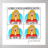 ポスターBOTOX女優 ポスター (正面)