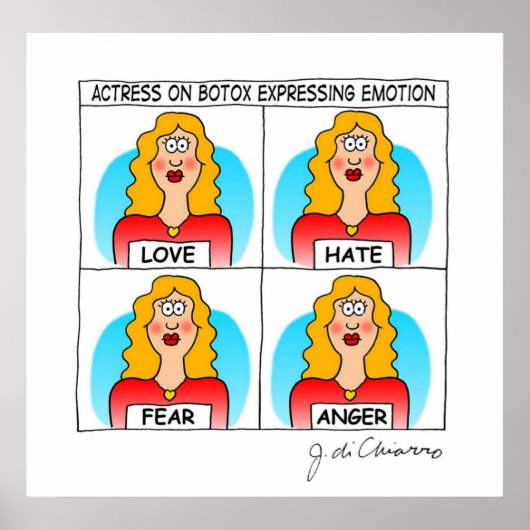 ポスターBOTOX女優 ポスター (正面)