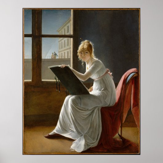 ポスターCharlotte du Val d'Ognes Marie Villers ポスター (正面)