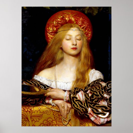 ポスターEdward Burne-Jones _ Jeune Femme ポスター (正面)