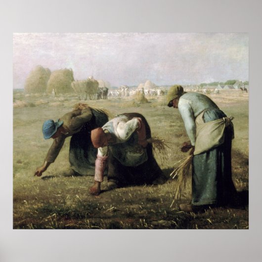 ポスターJean-Fransois Millet - Gleaners 18 ポスター (正面)