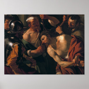 ポスターJesus Christ w. the Crown of Thorns ポスター