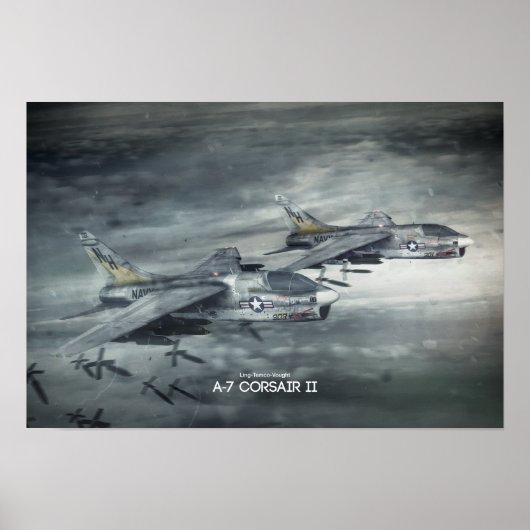 ポスターLing-Temco-Vbed A-7 Corsair II ポスター (正面)