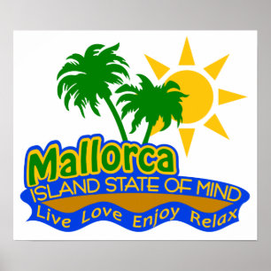 ポスターMallorcaの精神状態 ポスター
