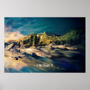 ポスターNorthrop F-5E Tiger II ポスター