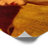 ポスターSancta Lilias 1874 by Rossetti ポスター (角)