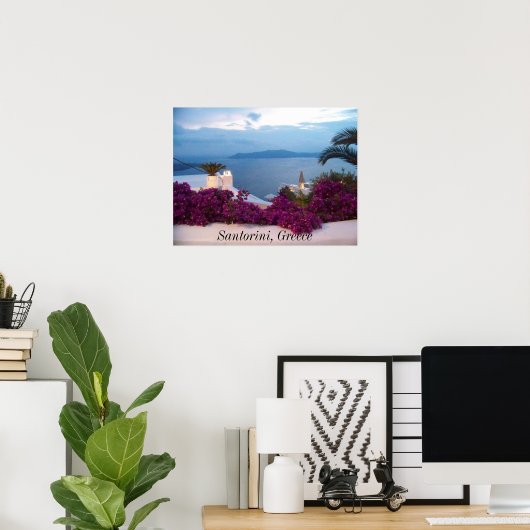ポスターSantorini Greece ポスター (ホームオフィス)