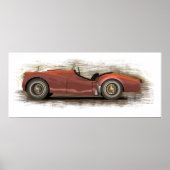 ポスターTriumphTr3-Side02 ポスター (正面)