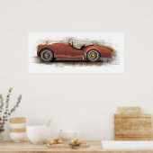 ポスターTriumphTr3-Side02 ポスター (キッチン)