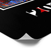 ポスターZizzago通りアート抽象芸術アーバングランジ ポスター (角)