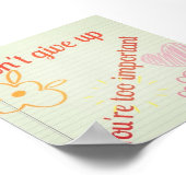 ポスタ与えーを上げない ポスター (角)